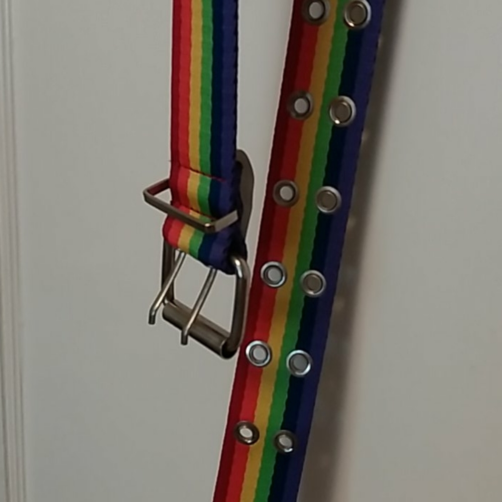 Woven Rainbow Belt
